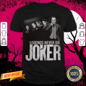 Halloween Legends Never Die Joker Shirt