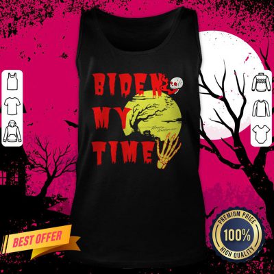 Happy Halloween Biden My Time Skull Tank Top