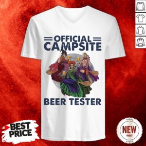 Hocus Pocus Official Campsite Beer Tester V-neck