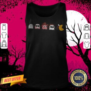 Horror Halloween Pacman Halloween Tank Top