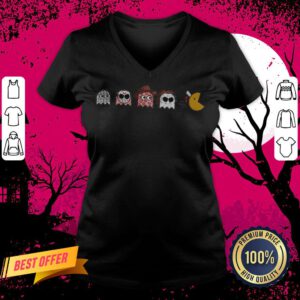 Horror Halloween Pacman Halloween V-neck