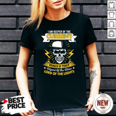 I Am Keeper Of The Current Bringer Of Power Lord Of The Lights V Neck