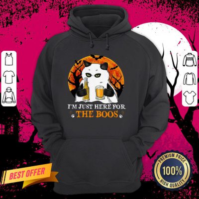 I'm Just Here For The Boos Cat Drink Beer Hoodie
