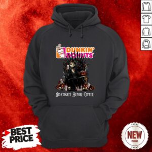 Jack Skellington Drink Dunkin’ Donuts Nightmare Before Coffee Halloween Hoodie