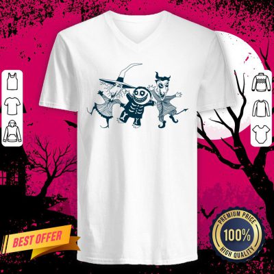 Lock Shock & Barrel Dancing Party Halloween Day V Neck