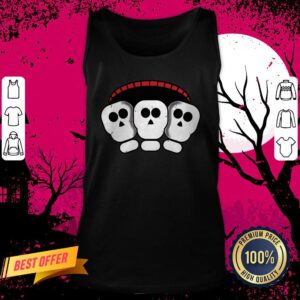 Mariachi De Los Muertos Day Of The Dead Skull Tank Top
