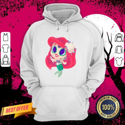 Mermaid Muertos Day Of The Dead Sugar Skull Hoodie