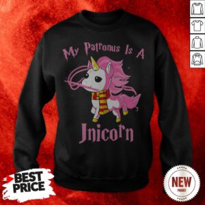 My Patronus Is A Unicorn Breast Cancer Sweatshirt