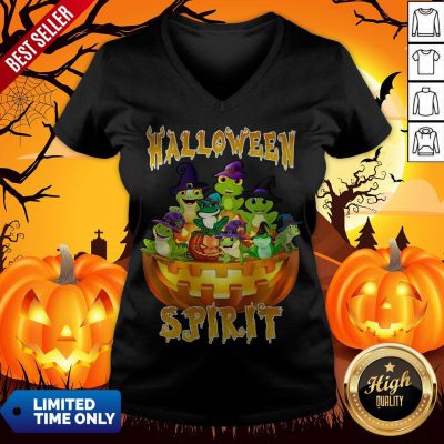 Official Frogs Halloween Spirit V-neck