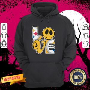 Pittsburgh Steelers Shirt Jack Skellington And Sally Love Hoodie