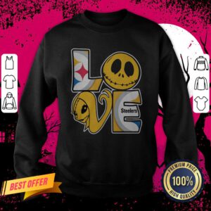 Pittsburgh Steelers Shirt Jack Skellington And Sally Love Sweatshirt