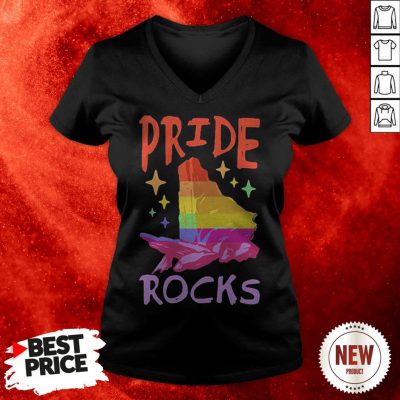 Pride Rock Map LGBT V-neck