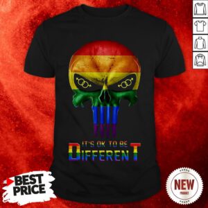 Punisher LGBT It’s Ok To Be Different Shirt