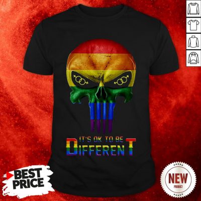 Punisher LGBT It’s Ok To Be Different Shirt