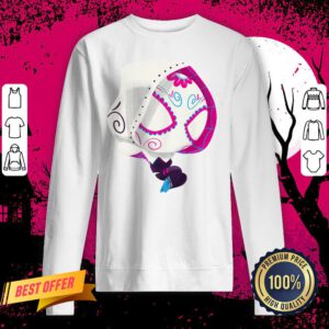 Rockin Spider Sugar Skull Day Of The Dead Dia De Muertos Sweatshirt