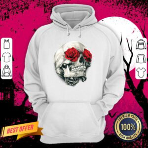 Rose Eye Sugar Skull Day Of The Dead Hoodie