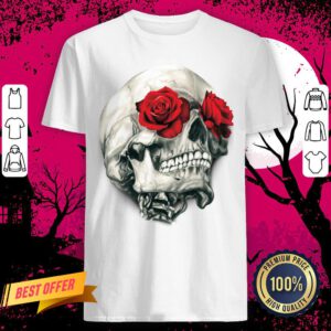 Rose Eye Sugar Skull Day Of The Dead Shirt