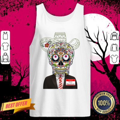 Scary Halloween Day Of The Dead Republican Tank Top