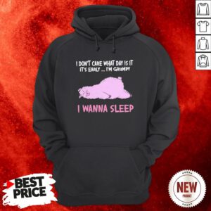 Sheep I Don’t Care What Day Is It It’s Early I’m Grumpy I Wanna Sleep Hoodie
