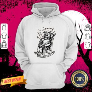 Skeleton Loves Drinking Coffee Halloween Day Hoodie