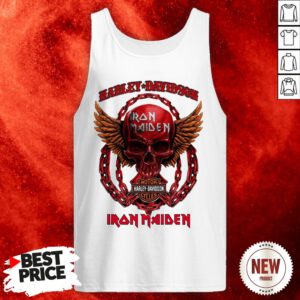 Skull Harley Davidson Motorcycles Iron Maiden Tank Top