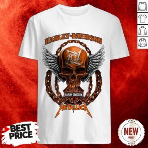 Skull Harley Davidson Motorcycles Metallica Shirt