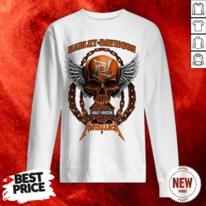 Skull Harley Davidson Motorcycles Metallica Sweatshirt