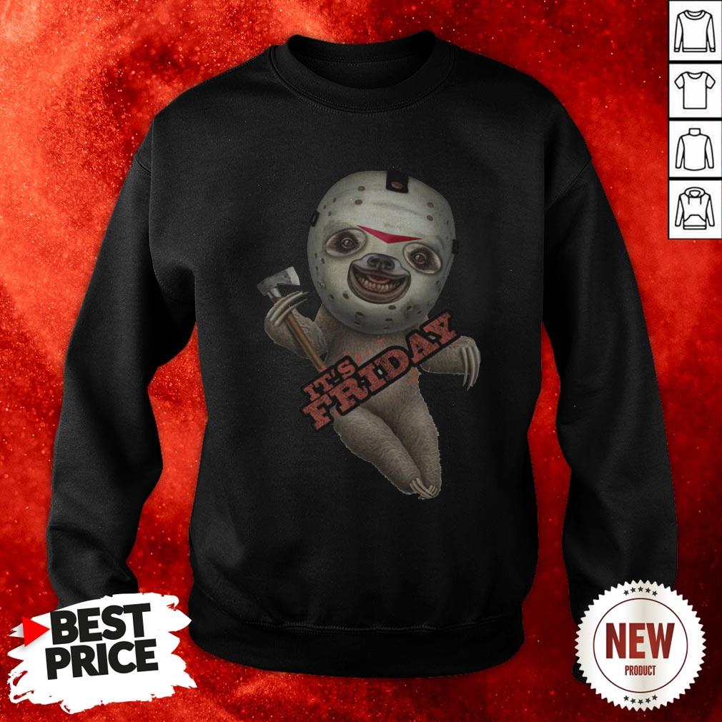 Sloth Voorhees It’s Friday Halloween Sweatshirt