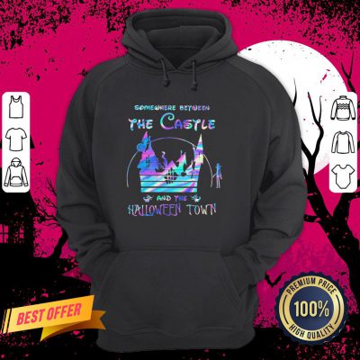 Somewhere Between The Castle And The Halloween Town Disney Tinkerbell Hoodie