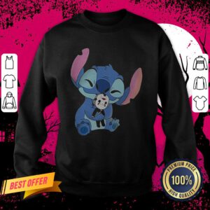 Stitch Hug Halloween Michael Myers Sweatshirt