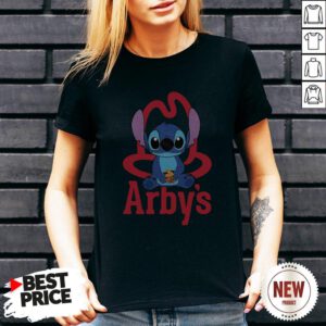 Stitch Hug Hamburger Arby’s V Neck