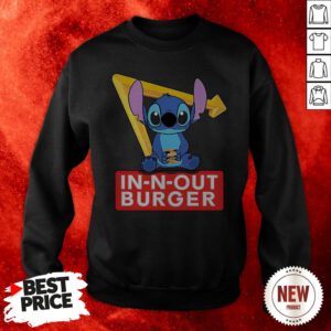 Stitch Hug Hamburger In N Out Burger Sh Sweatshirt