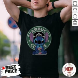 Stitch Hug Starbucks Coffee Shirt