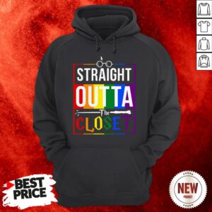 Straight Outta The Closet Pride LGBT Hoodie