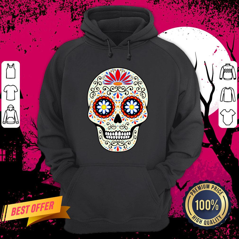 Sugar Skull Day Of The Dead Dia De Los Muertos Hoodie