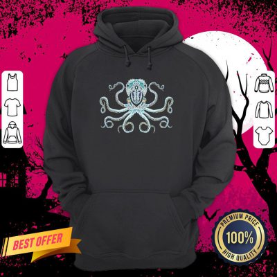 Sugar Skull Octopus Day Of Dead Dia De Muertos Hoodie