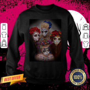 Sugar Skulls Dia De Los Muertos Day Of The Dead Sweatshirt