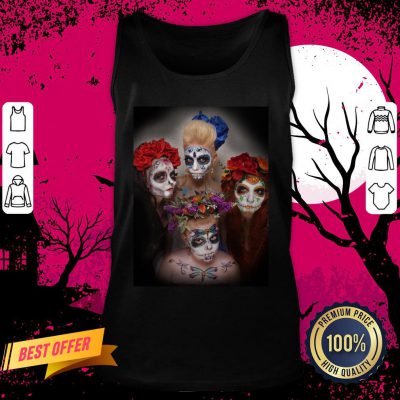 Sugar Skulls Dia De Los Muertos Day Of The Dead Tank Top