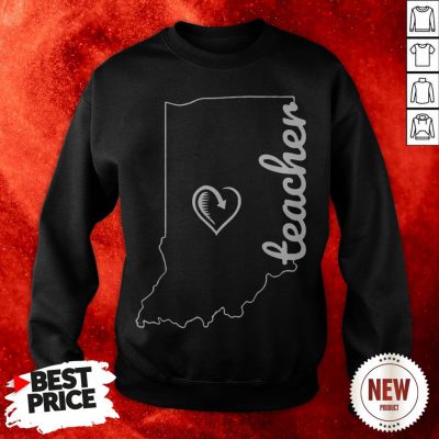 Teacher Red For Ed Indiana Public Education Sweatshirt