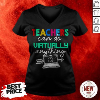 Teachers Can Do Virtually Anything V-neck