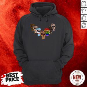 The Fist Black Lives Matter LGBT Togetherness Hoodie
