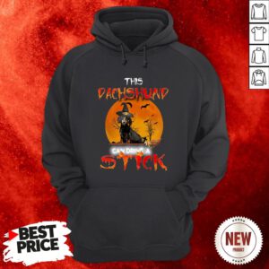 This Dachshund Witch Can Drive A Stick Halloween Hoodie