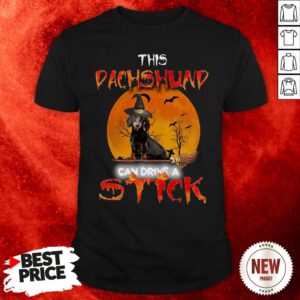 This Dachshund Witch Can Drive A Stick Halloween Shirt
