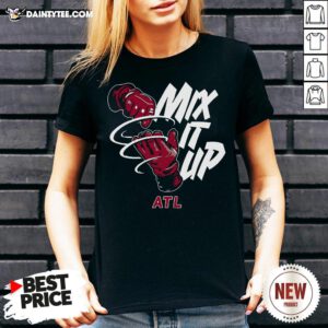 Atlanta Braves Baseball Mix It Up Atl V Neck- Design By Daintytee.com