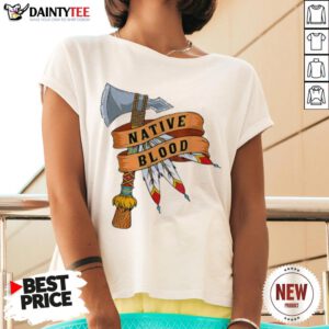 Awesome Native American Blood V Neck