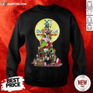 Awesome Nightmare Before Christmas All Characters Dutch Bros Coffee Sweatshirt- Design By Daintytee.com