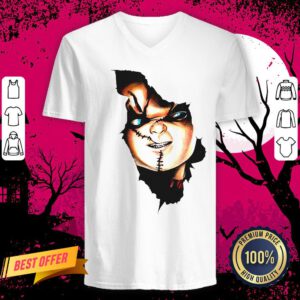 Blood Inside Chucky Halloween V Neck