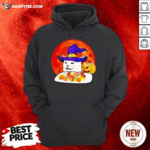 Cat Candy Witch Halloween Hoodie