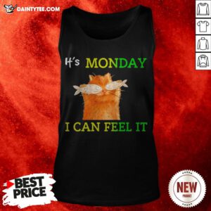 Cat Fish It's Monday I Can Feel It Tank Top