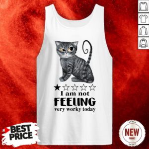 Cat I Am Not Feeling Very Worky Today Tank Top